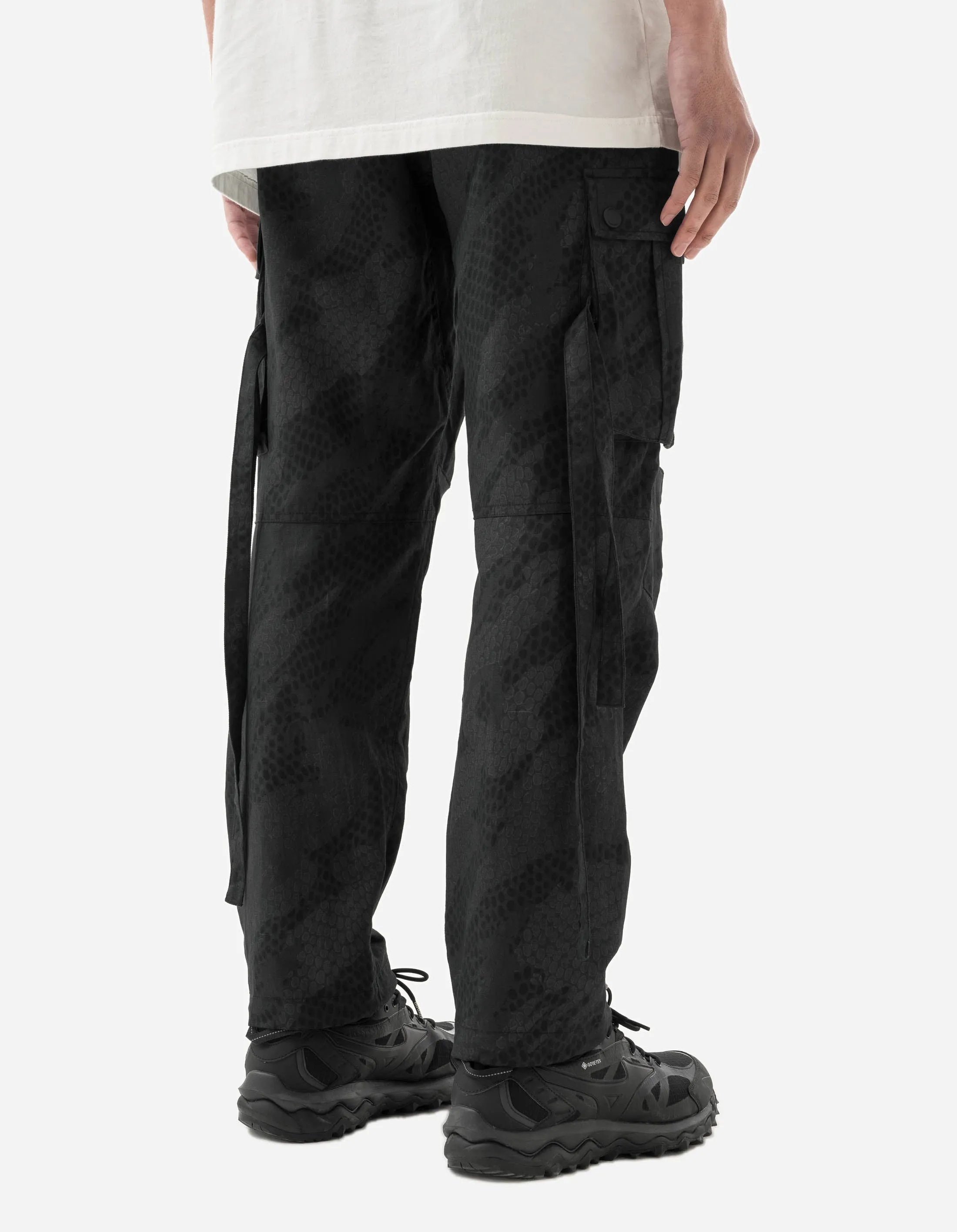 5066 Camo Hemp Cargo Track Pants Subdued Night