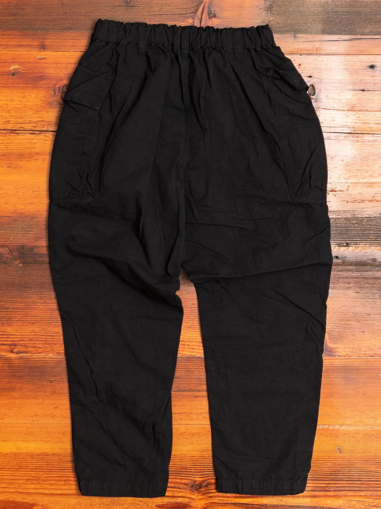 9/10 Hemp Military Pants in Black