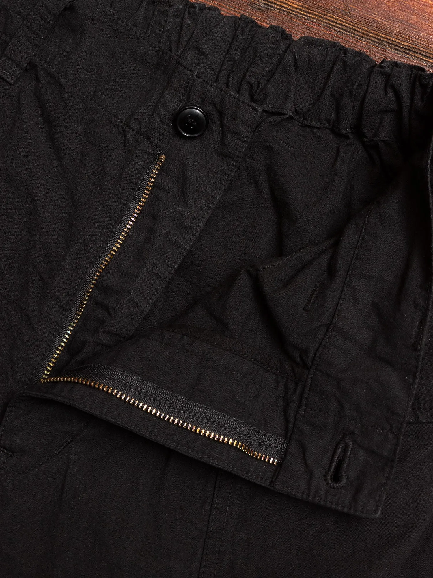 9/10 Hemp Military Pants in Black