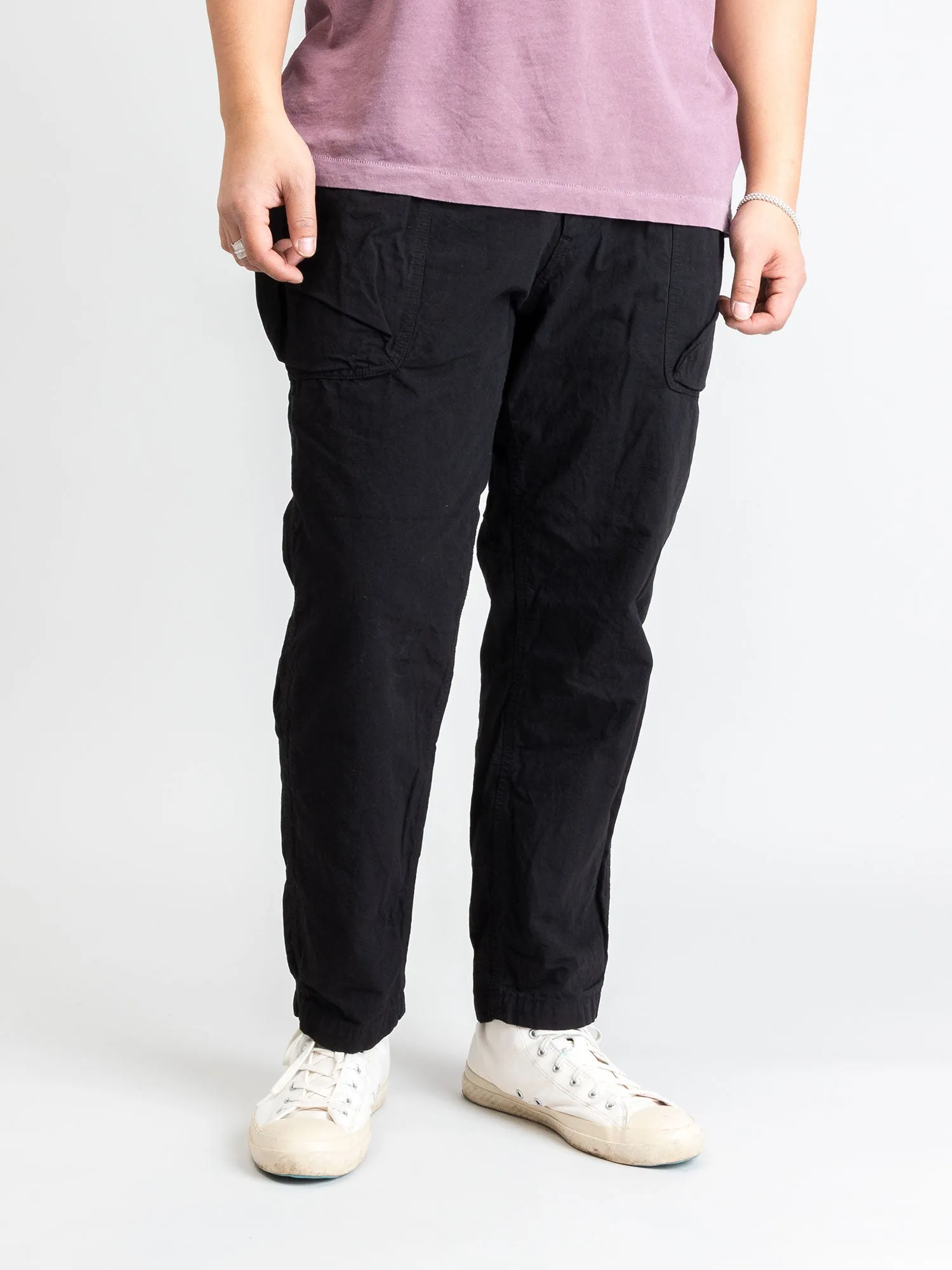 9/10 Hemp Military Pants in Black