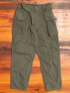 9/10 Hemp Military Pants in Khaki