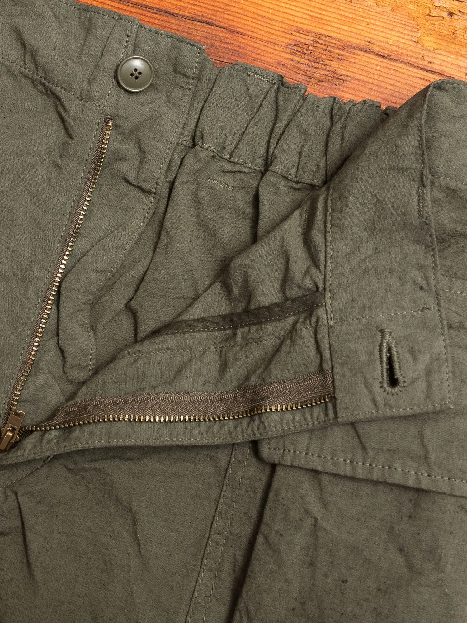 9/10 Hemp Military Pants in Khaki