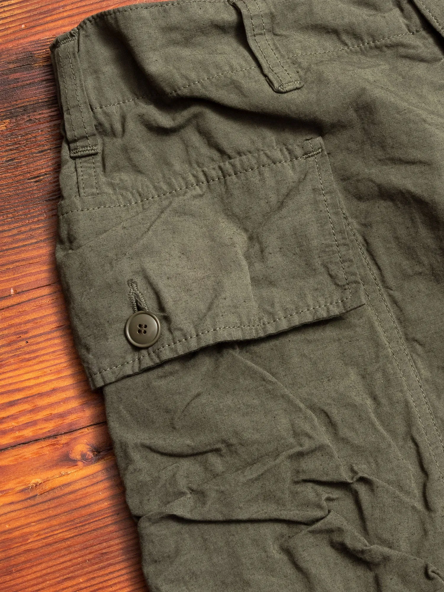 9/10 Hemp Military Pants in Khaki