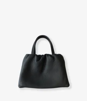 Aeta/DEER LEATHER ELASTIC TOTE S(BLACK)