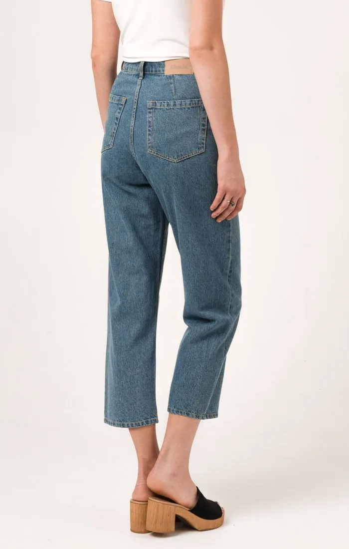 Afends Womens Benson - High Waist Wide Leg Jeans