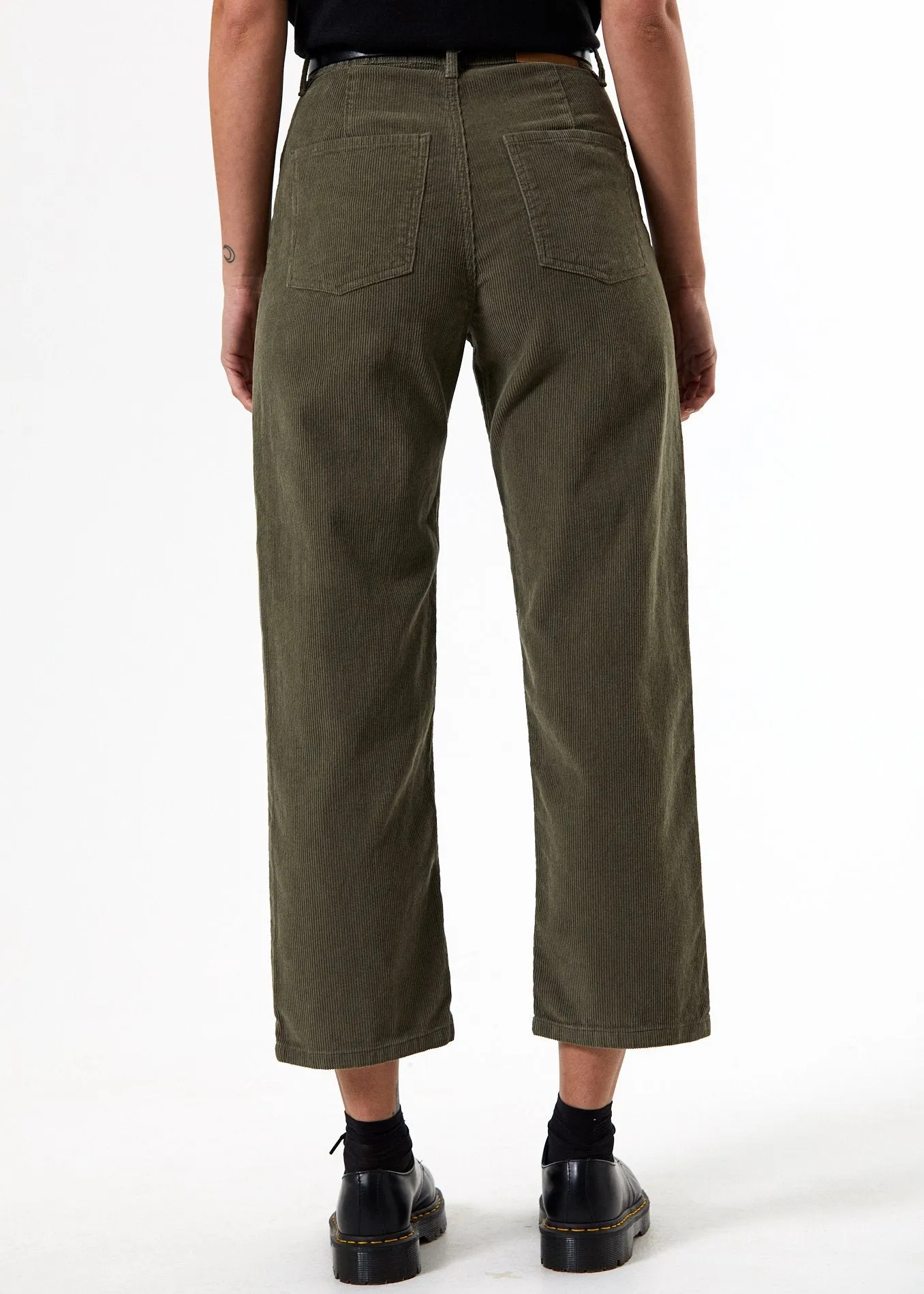 Afends Womens Shelby - 11 Wale Corduroy High Waist Wide Leg Pant