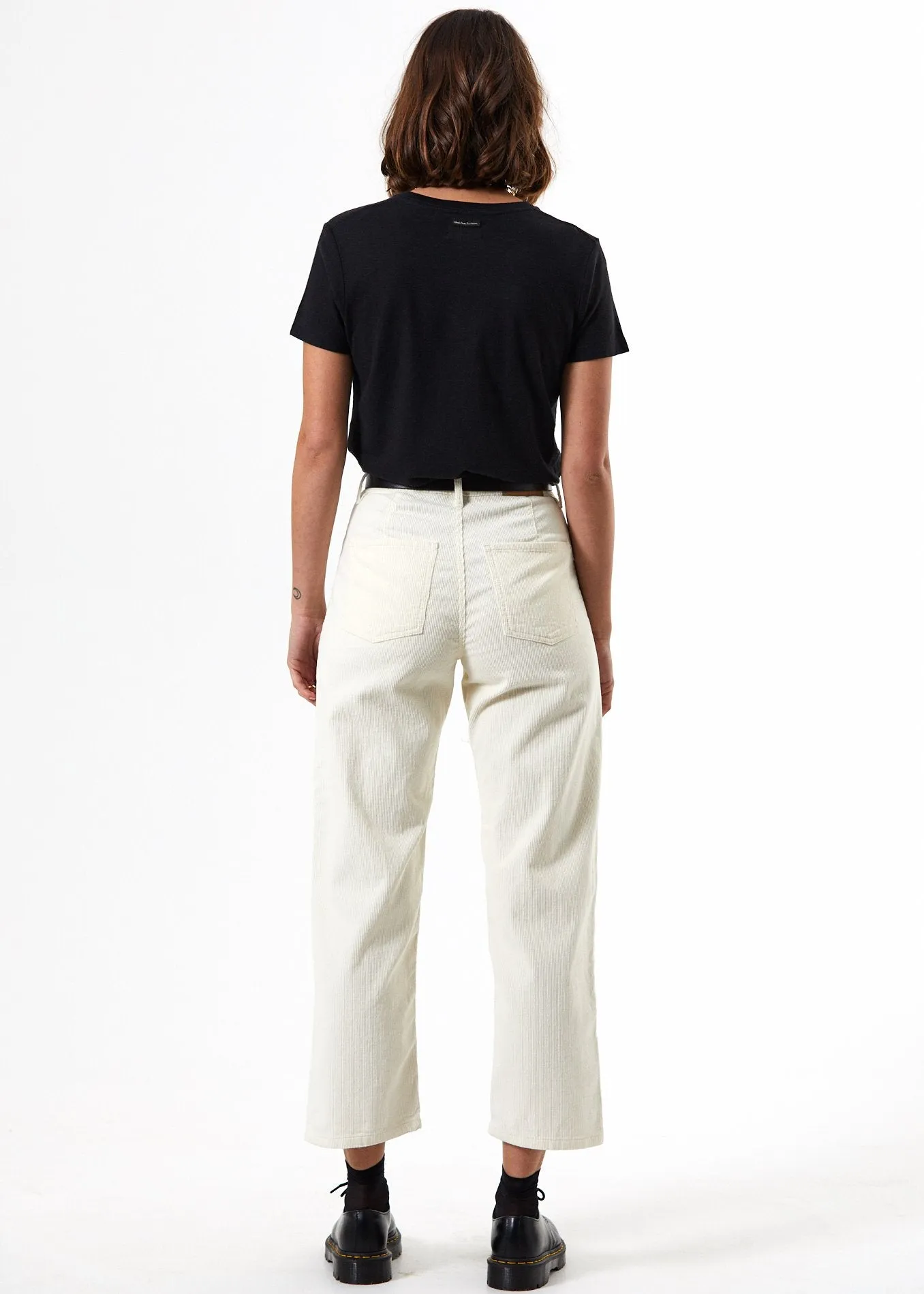 Afends Womens Shelby - 11 Wale Corduroy High Waist Wide Leg Pant