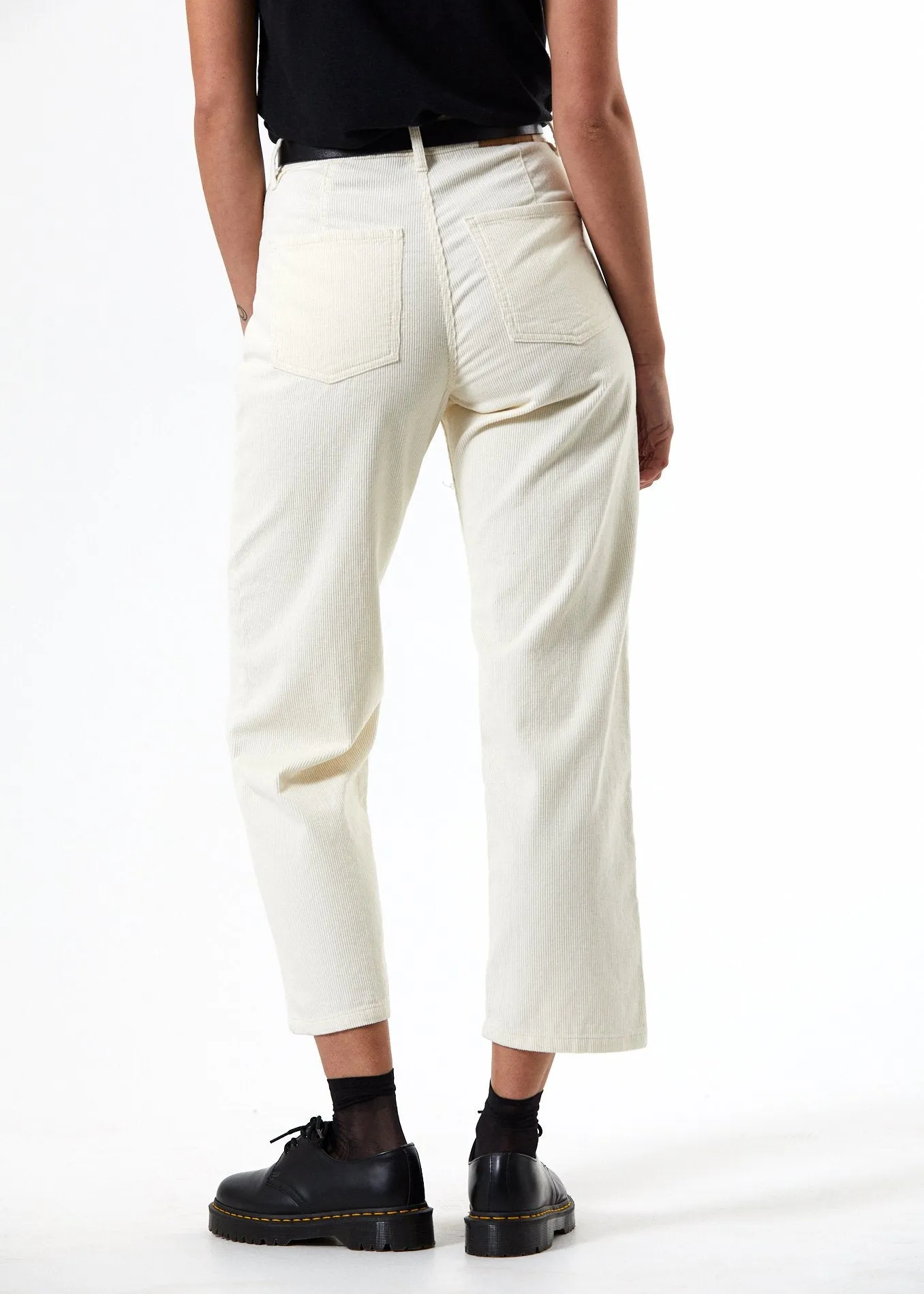 Afends Womens Shelby - 11 Wale Corduroy High Waist Wide Leg Pant