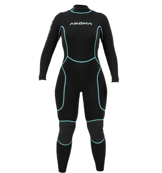 Akona 1mm Women's Full Jumpsuit For Scuba Diving and Snorkeling