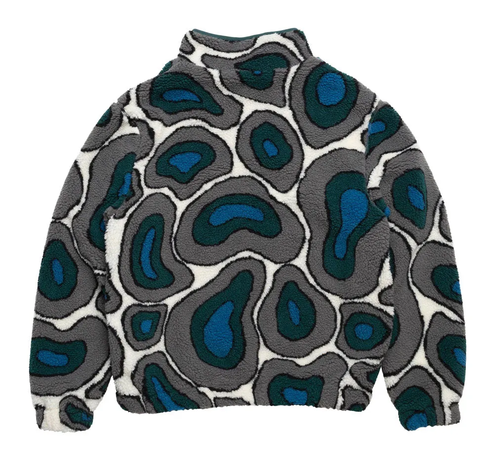 AMETHIST GEODE POLAR FLEECE PULLOVER