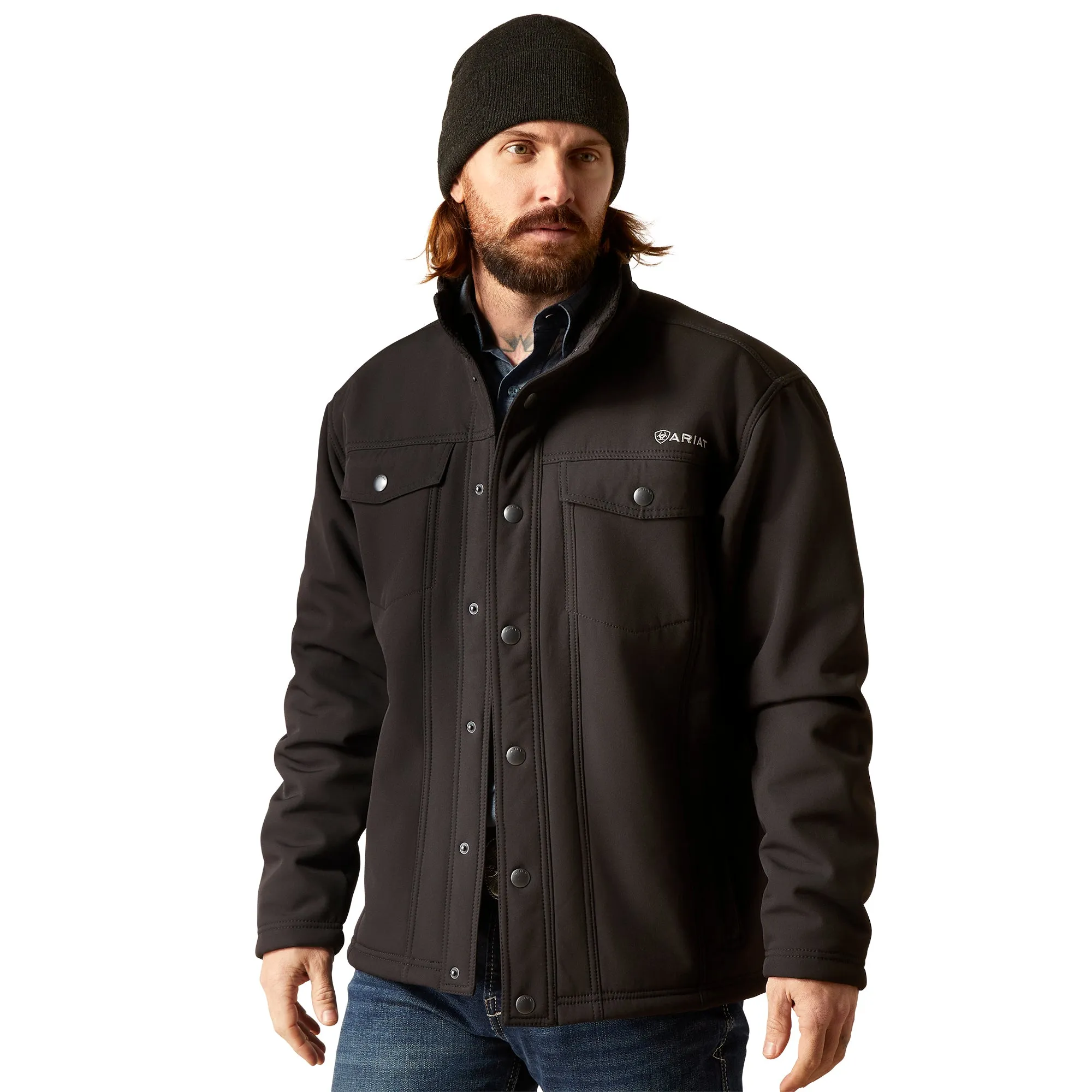 Ariat Men's Vernon Sherpa 2.0 Concealed Carry Black Jacket 10046456