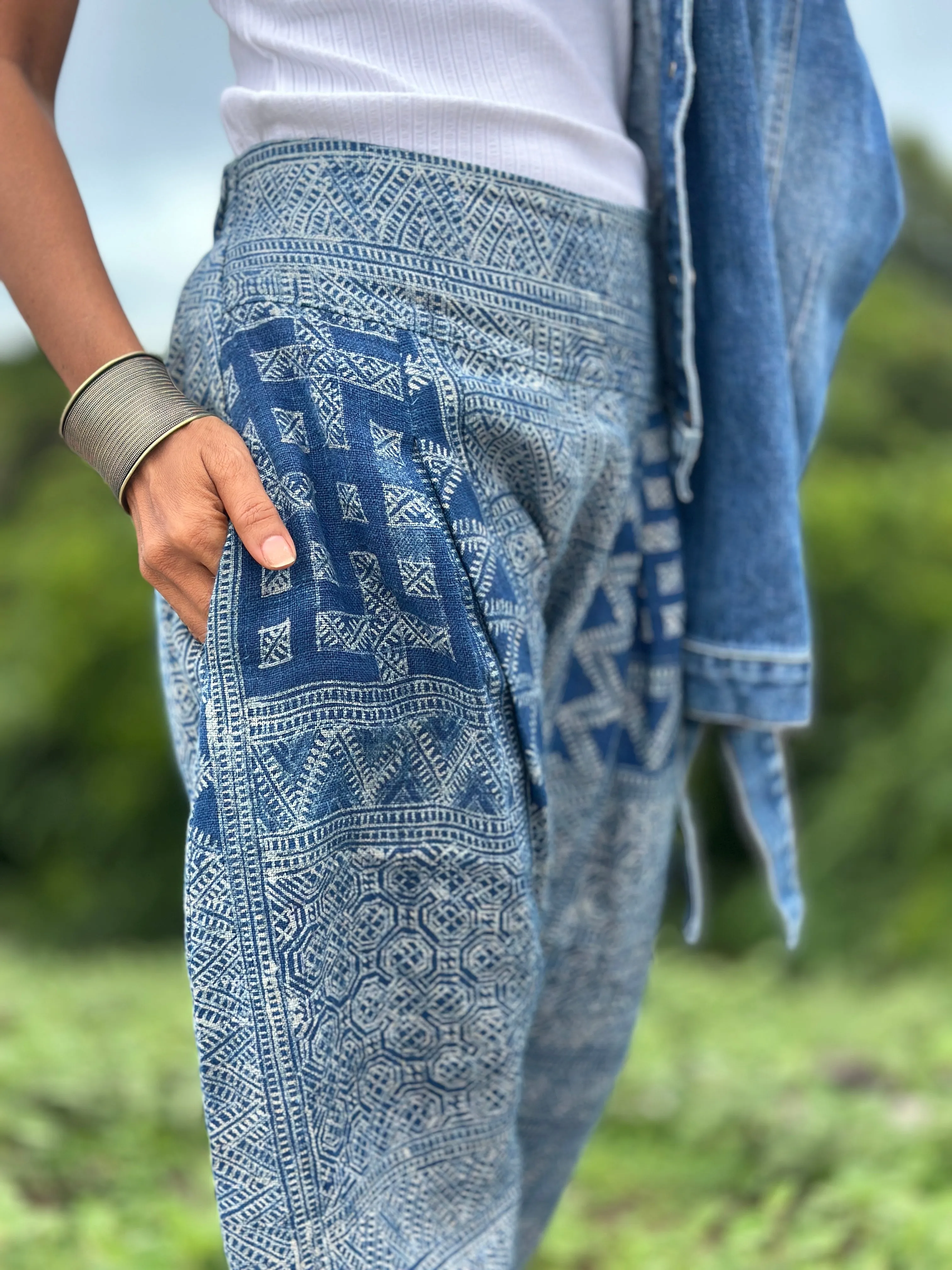 Batik harem pants