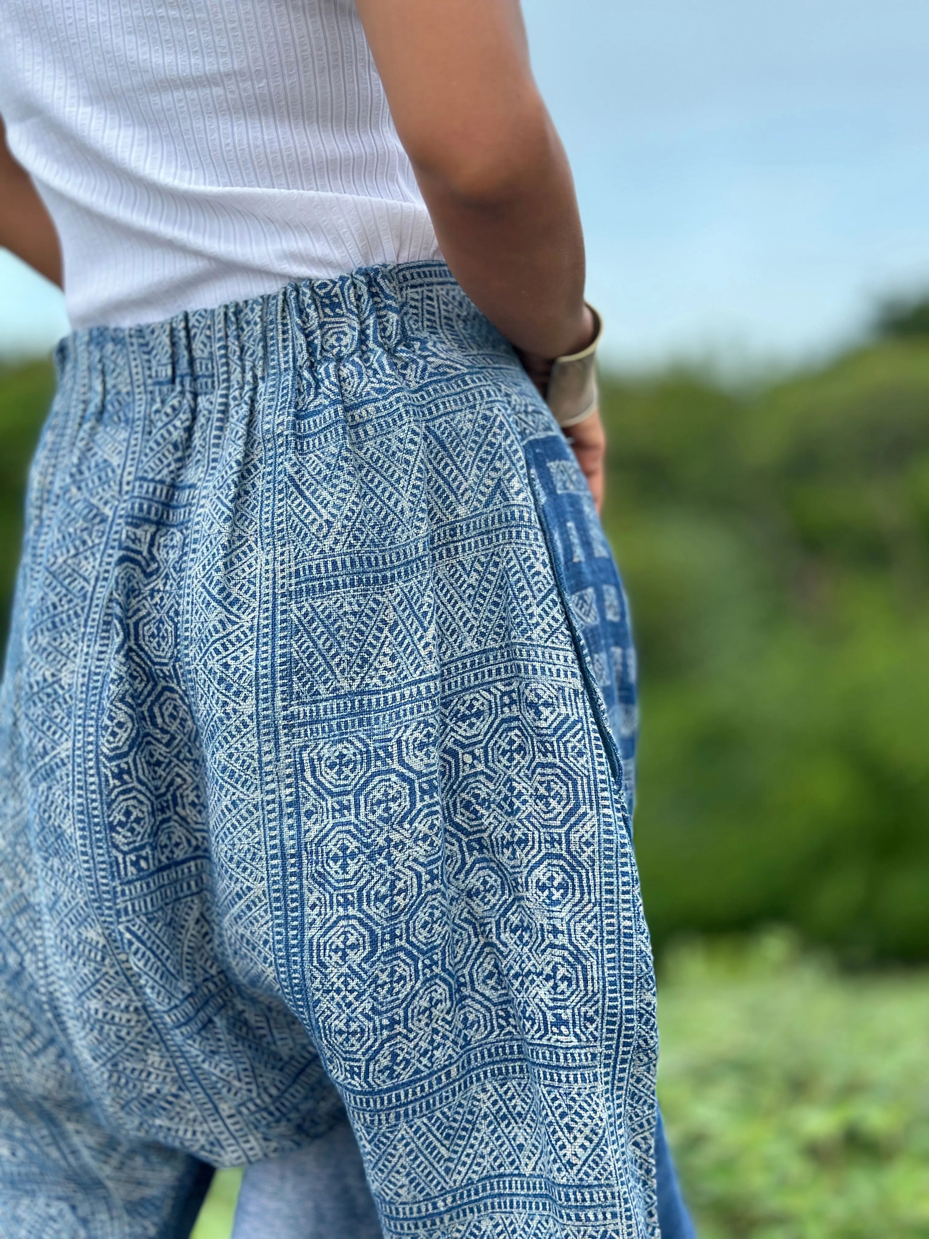 Batik harem pants