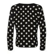 Black and Blonde Spotted Cardigan