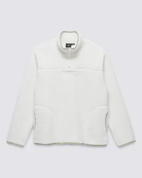 Boxed Sherpa Qzip Sweatshirt - Marshmallow