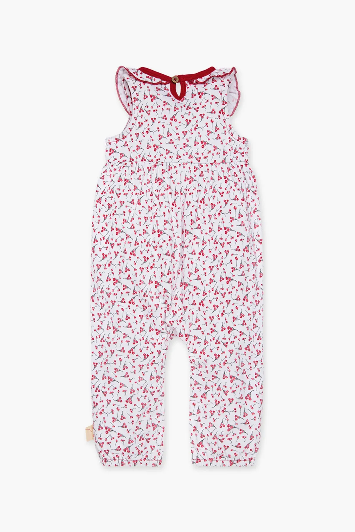 Burt's Bees Cherry Bunches Baby Girls Jumpsuit