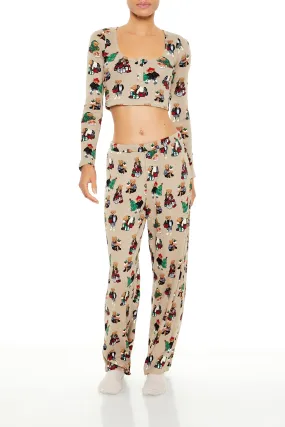 Christmas Teddy Bear Pajama Pant