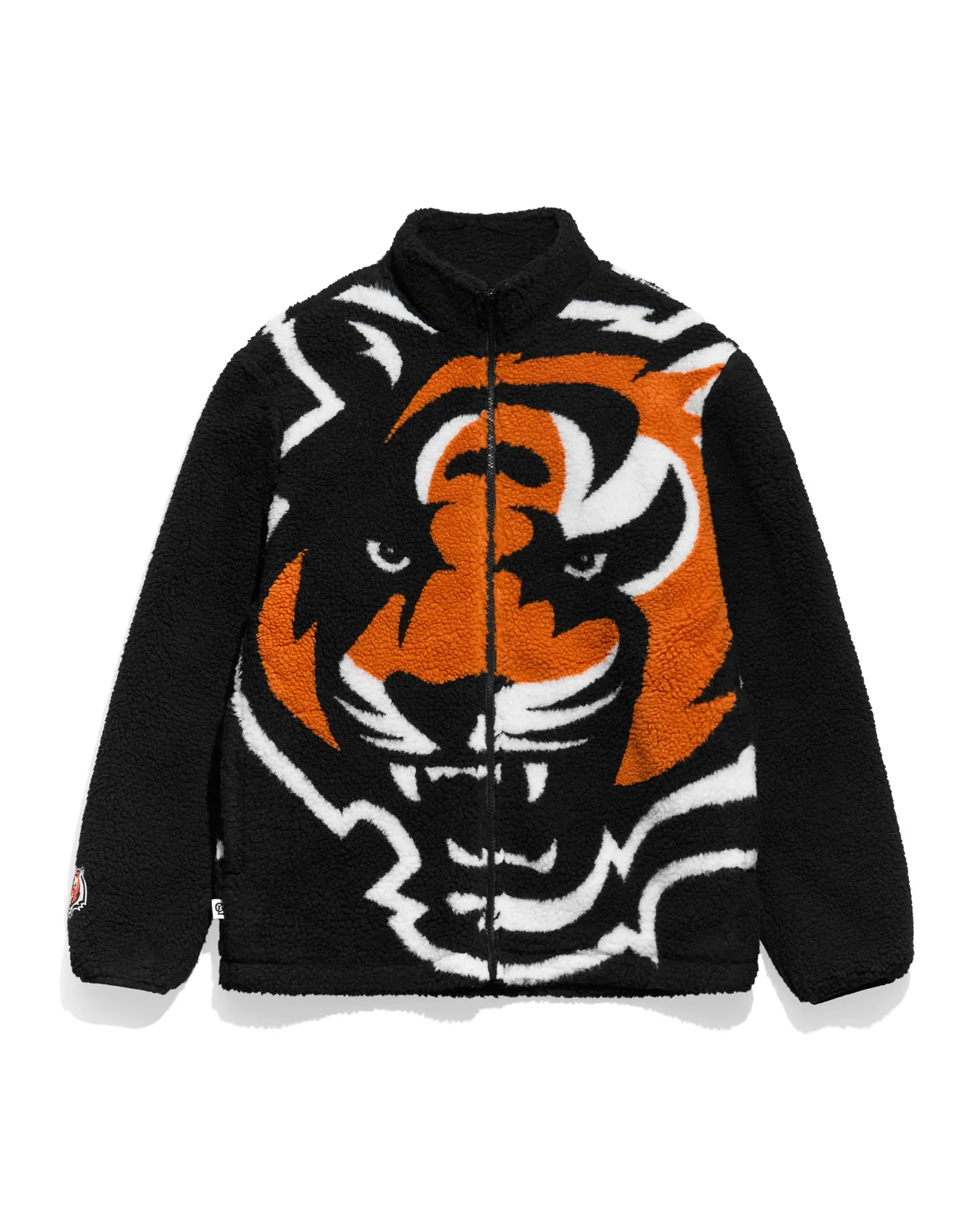 Cincinnati Bengals Big Logo Sherpa Jacket