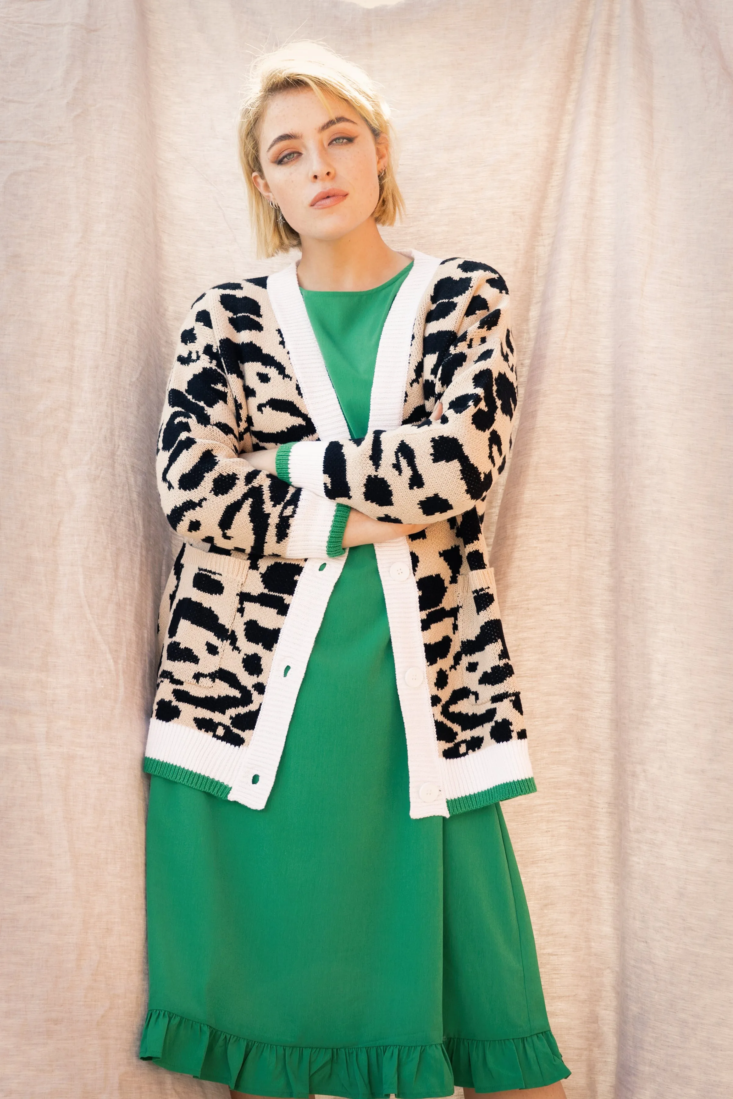 Coco Cardigan (Leopard)