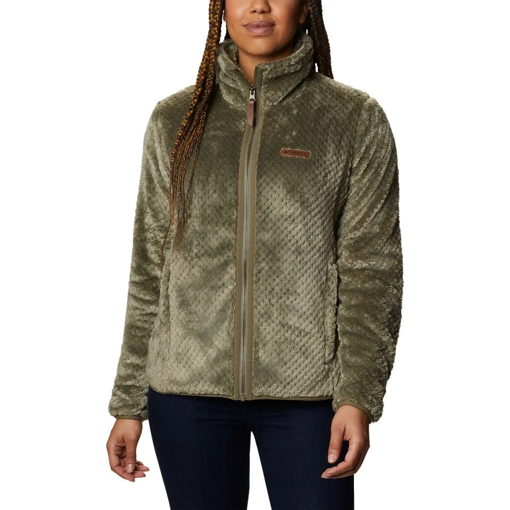 Columbia Fire Side II Sherpa Full-Zip Jacket for Ladies - Stone Green - L