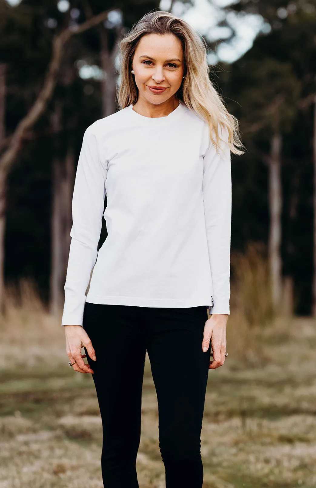 Courtney Top (Long Sleeve) - Organic Cotton