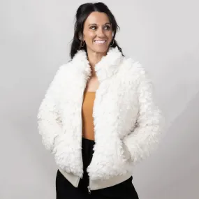 Elan Zip Up Fuzzy Sherpa Jacket