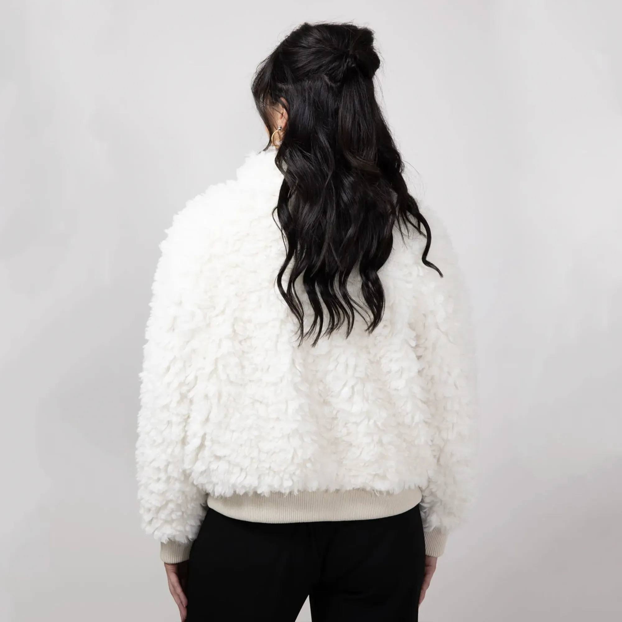 Elan Zip Up Fuzzy Sherpa Jacket