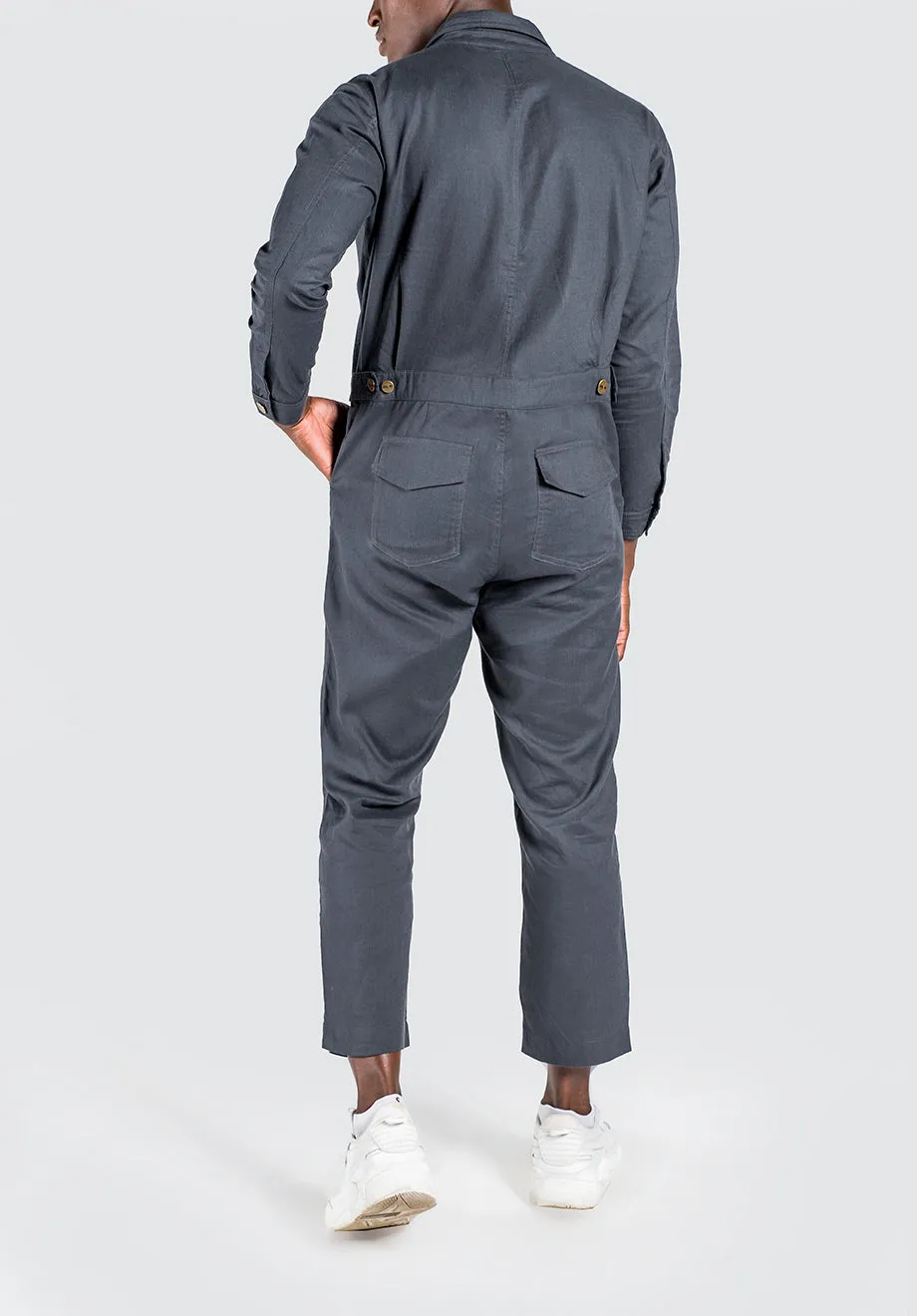 Enkosi Jumpsuit | Steel Blue