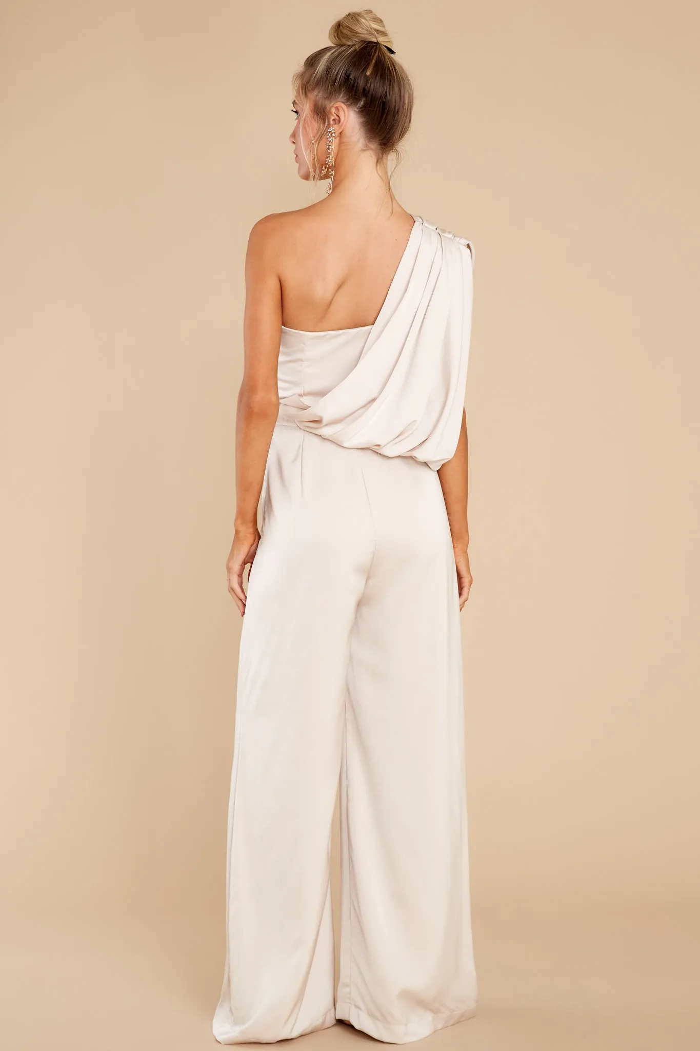 Essential Elegance Beige Jumpsuit