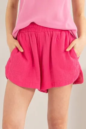 Gauze Flounce Shorts