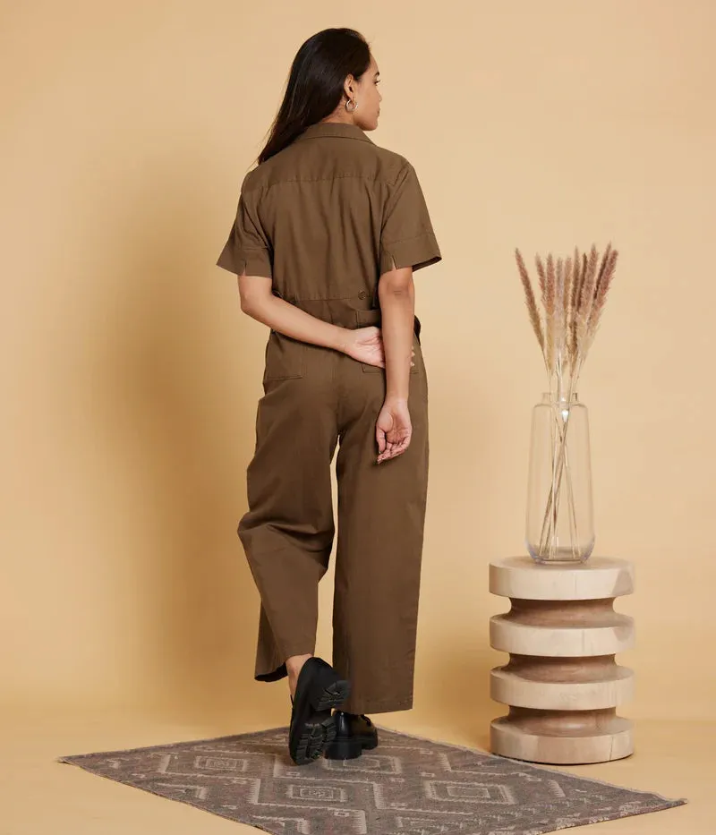 Gemini Jumpsuit - Teak