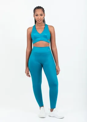 Glow High Waist Legging Tahitian Blue FINAL SALE