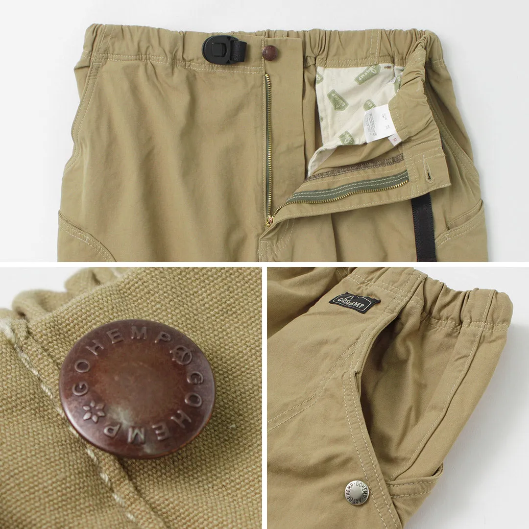 GOHEMP / Military canvas high explorer pants