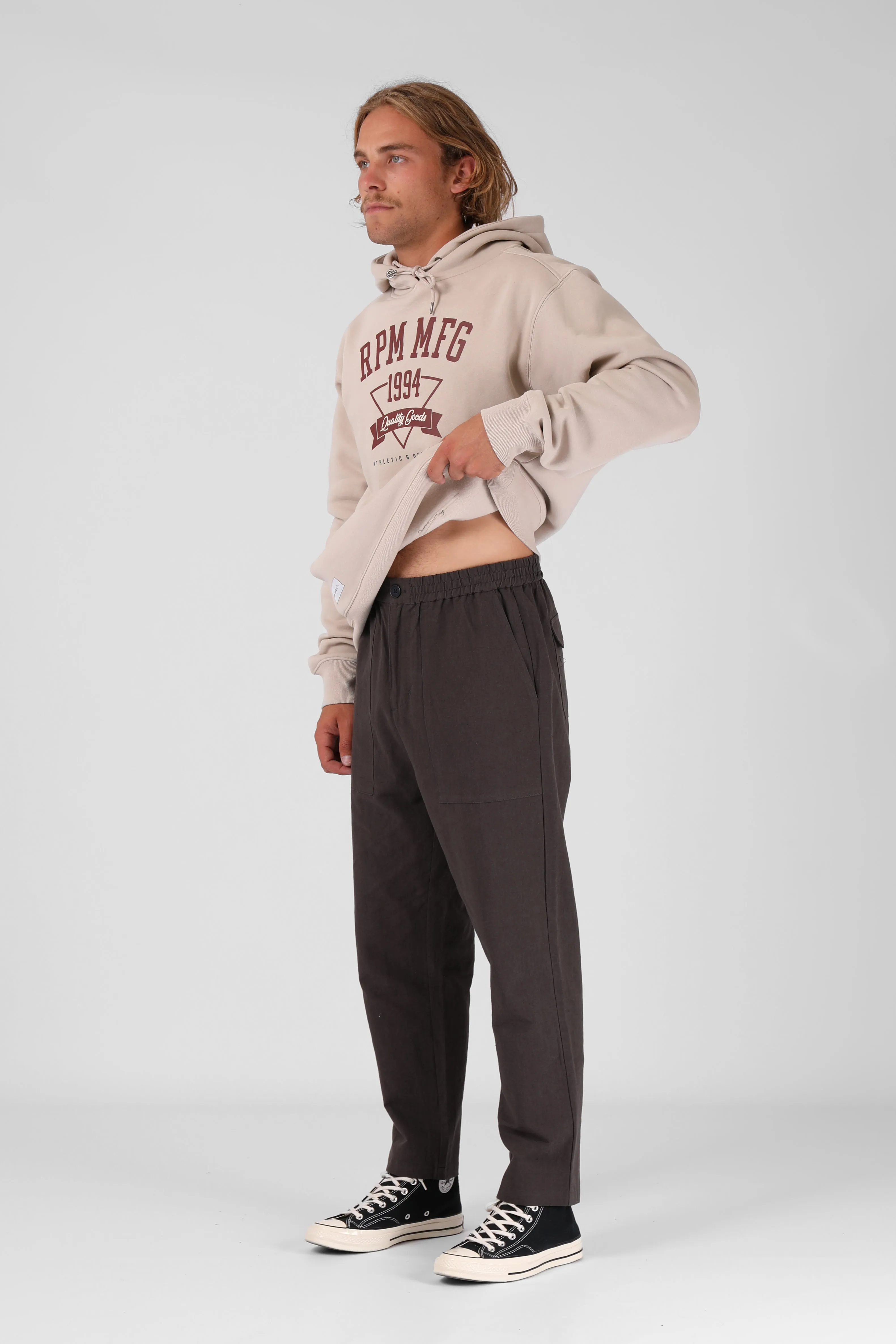 Hemp Crop Pant - Ash