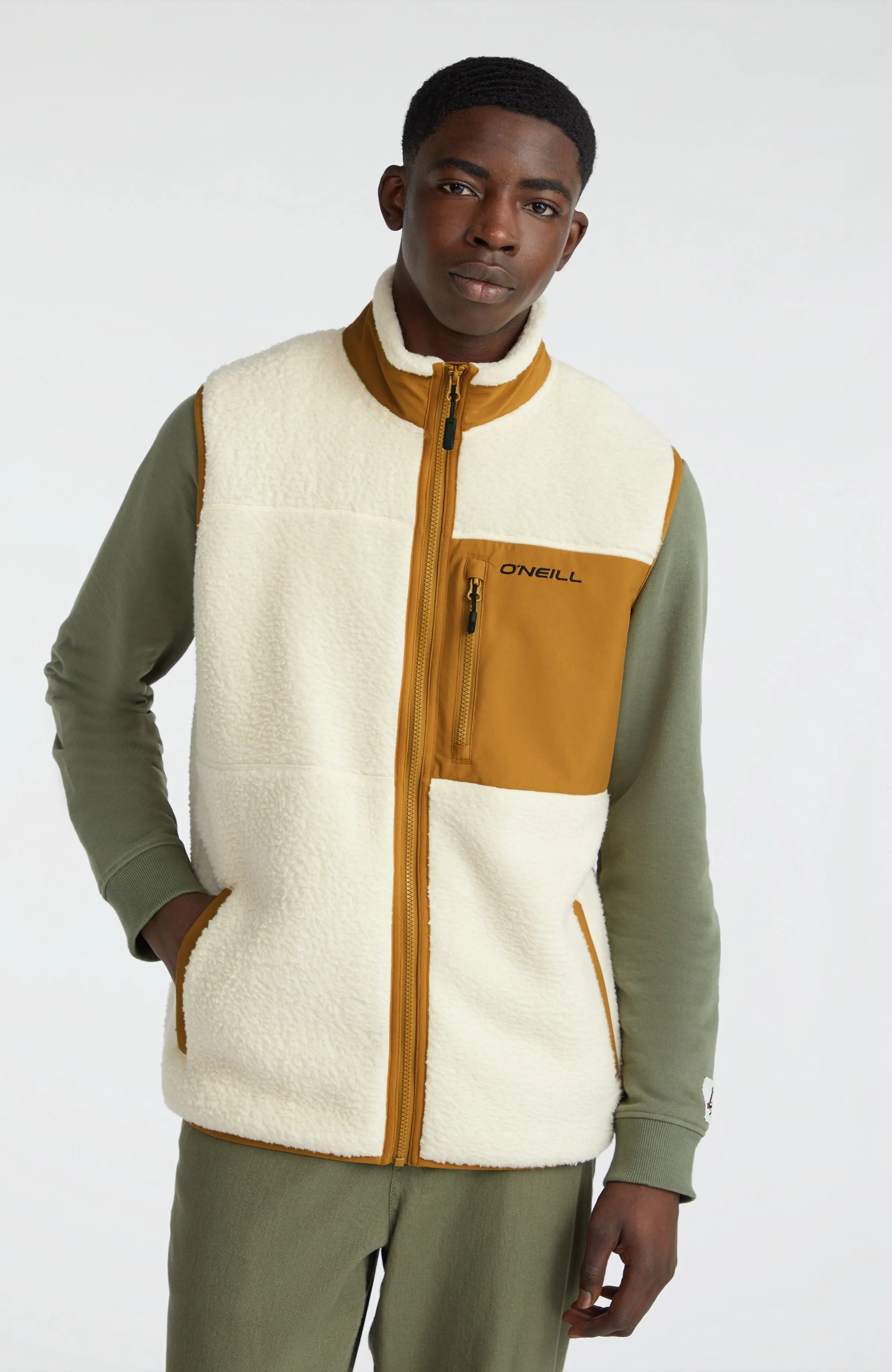 High-Pile Gilet | Muslin