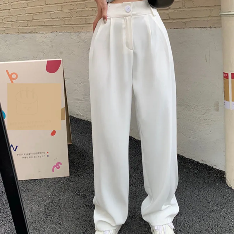 High Waist Slim Casual Pants Mopping Pants