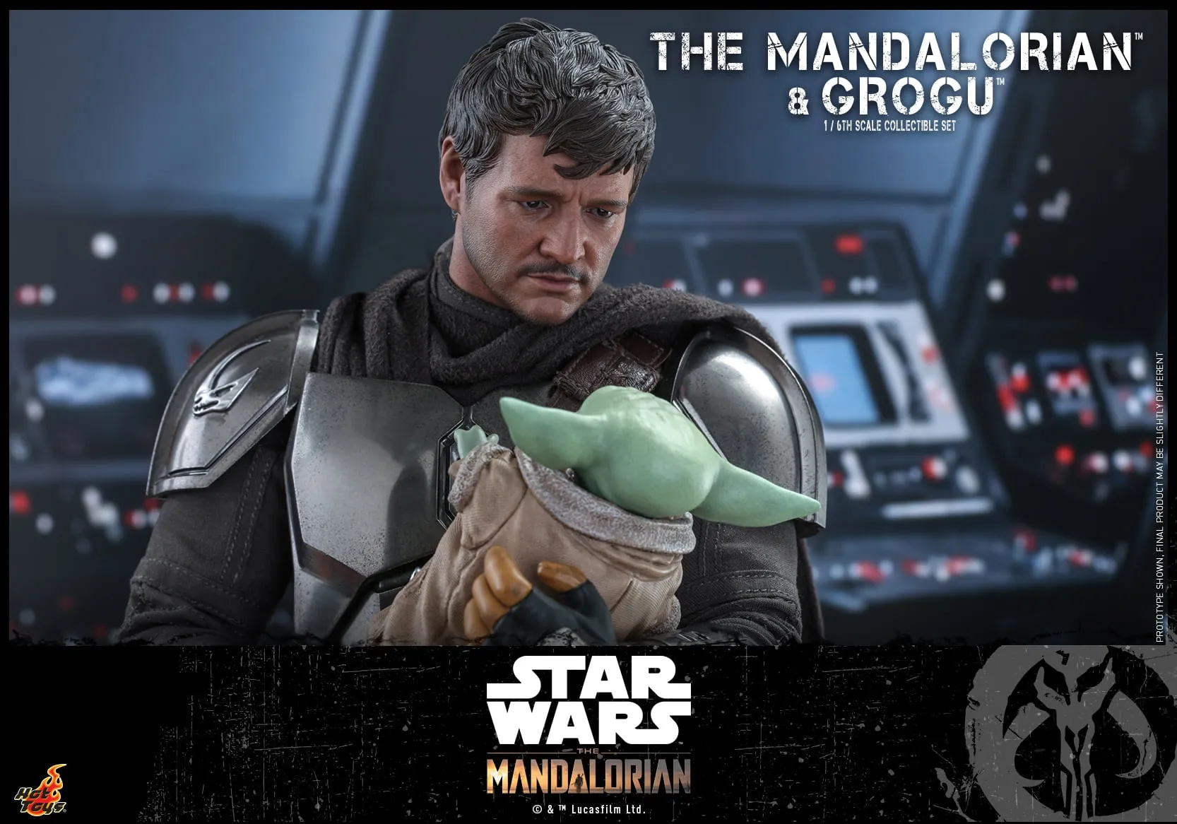 Hot Toys - TMS051 - Star Wars: The Mandalorian™ - 1/6th scale The Mandalorian™ and Grogu™ Collectible Set