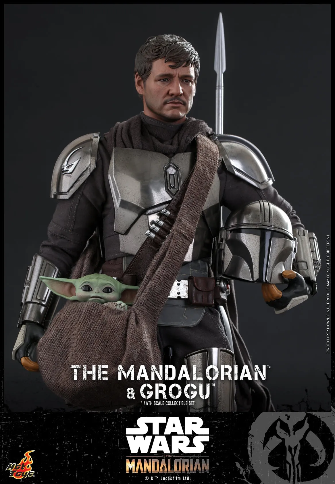 Hot Toys - TMS051 - Star Wars: The Mandalorian™ - 1/6th scale The Mandalorian™ and Grogu™ Collectible Set