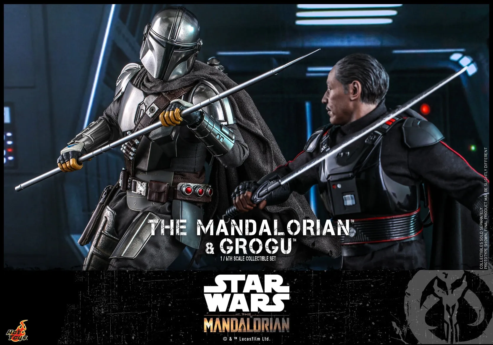 Hot Toys - TMS051 - Star Wars: The Mandalorian™ - 1/6th scale The Mandalorian™ and Grogu™ Collectible Set