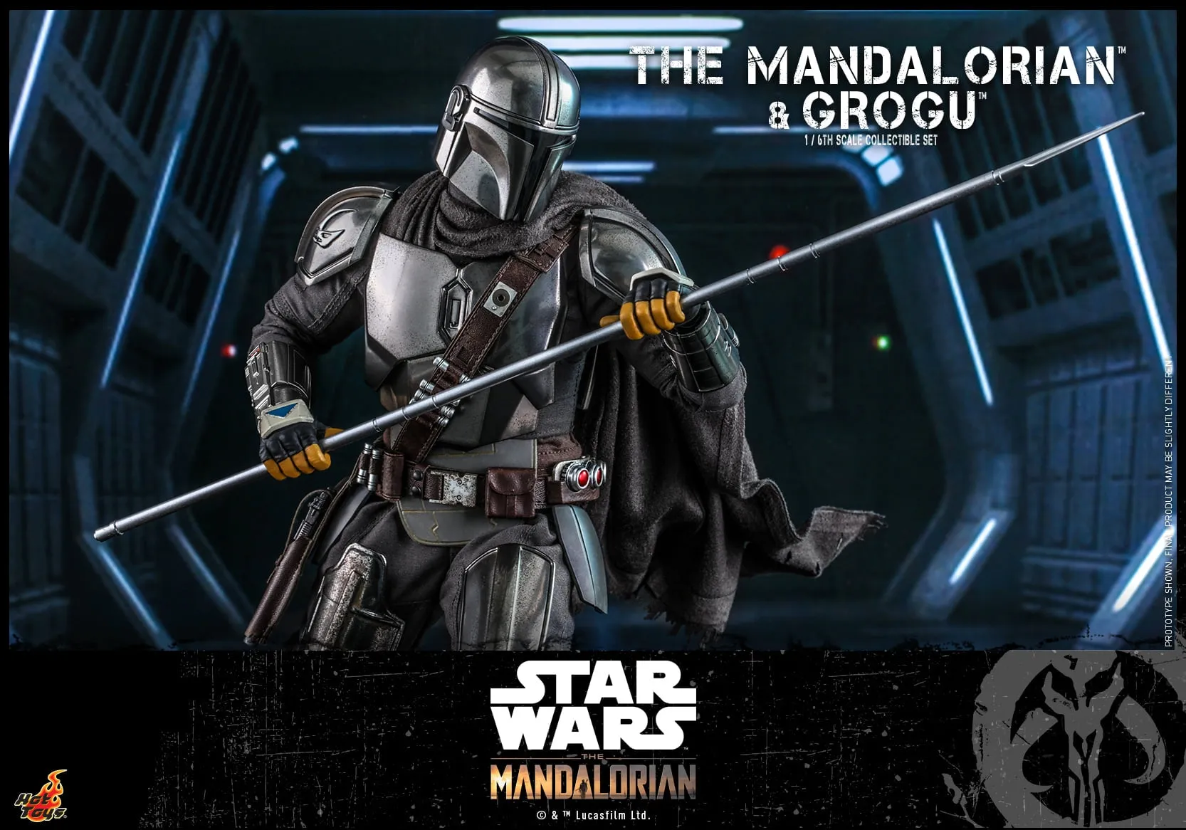 Hot Toys - TMS051 - Star Wars: The Mandalorian™ - 1/6th scale The Mandalorian™ and Grogu™ Collectible Set