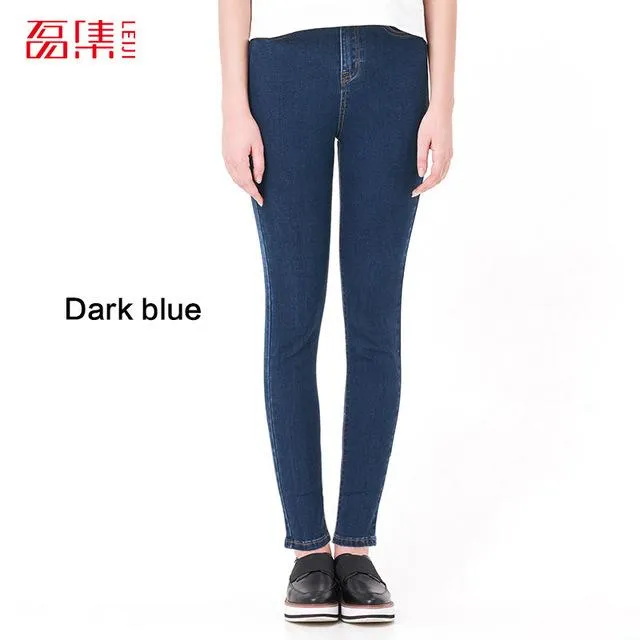 Jeans for women Jeans With High Waist  Jeans  Woman High Elastic plus size Women Jeans  femme washed casual skinny pencil  pants