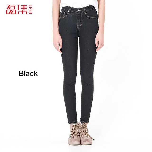 Jeans for women Jeans With High Waist  Jeans  Woman High Elastic plus size Women Jeans  femme washed casual skinny pencil  pants