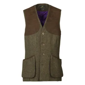 Laksen Leith Mens Tweed Shooting Vest - Kirkton Tweed