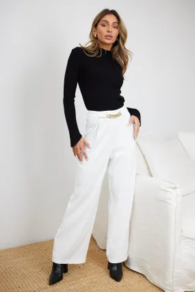 Leeta Pants - White