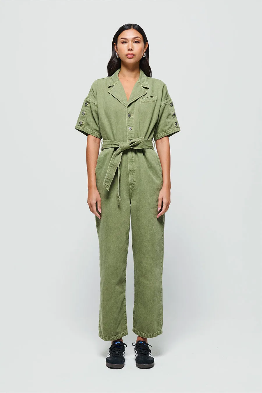 Lena Jumpsuit - Avocado