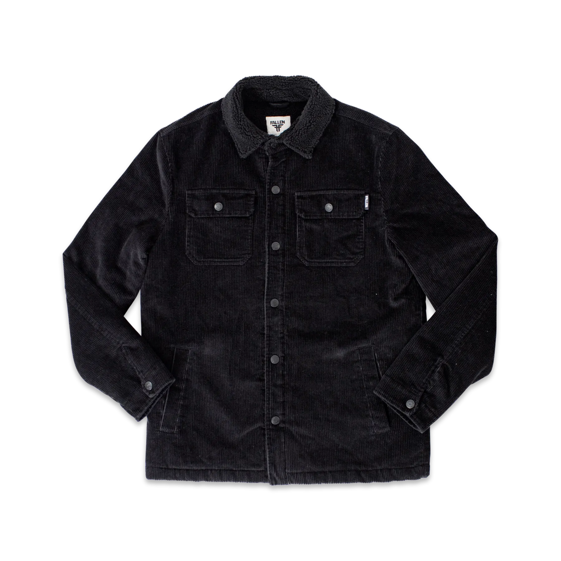 LIGHT LAMB JACKET - BLACK/BLACK