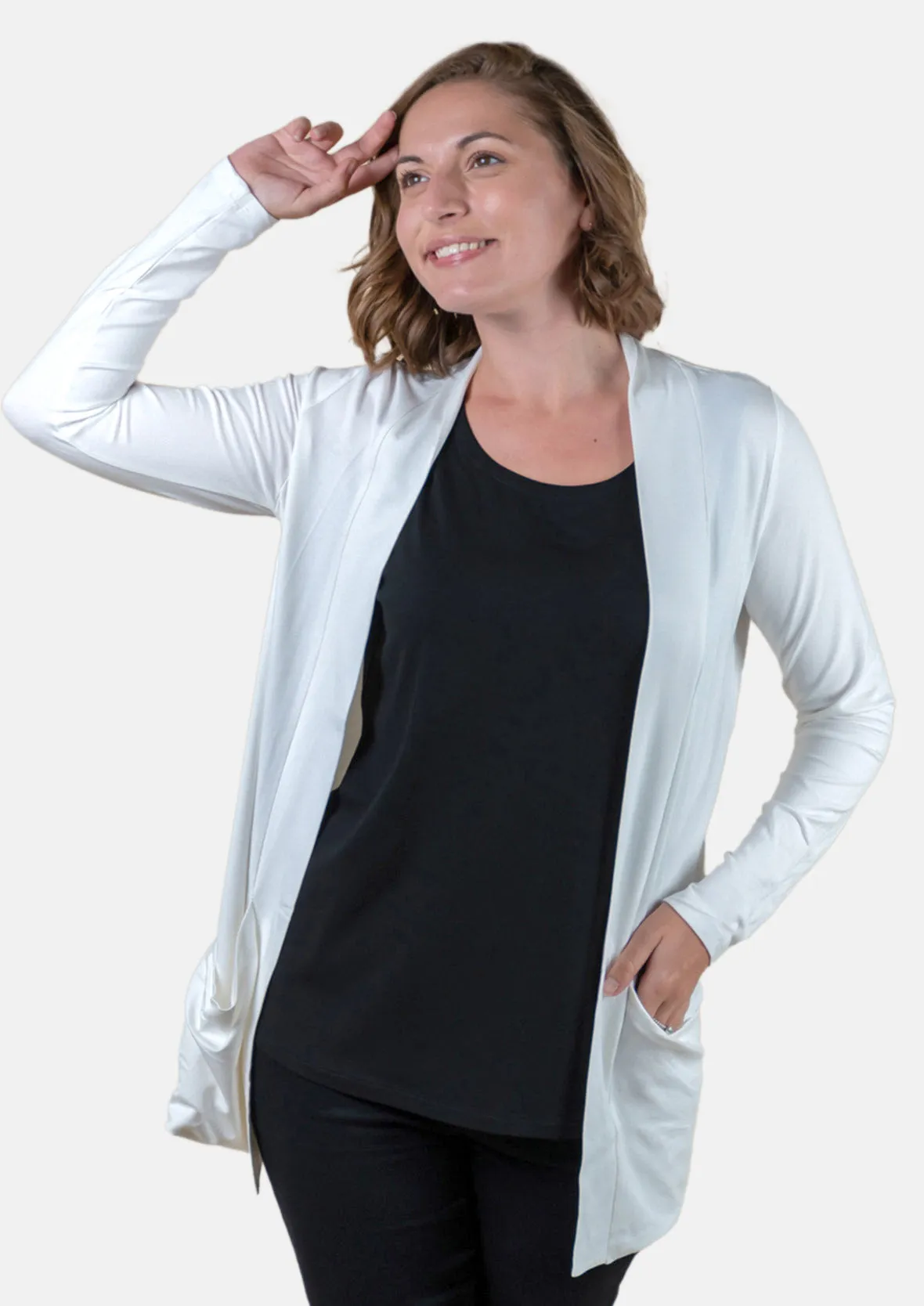 Lightweight Jersey Cardigan