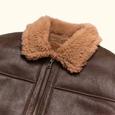 LIMITED EDITION SHEARLING LEATHER BOMBER JACKET