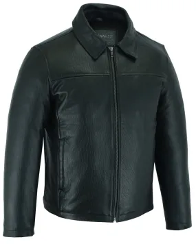 Men's Drum Dyed New Zealand Lambskin Jacket