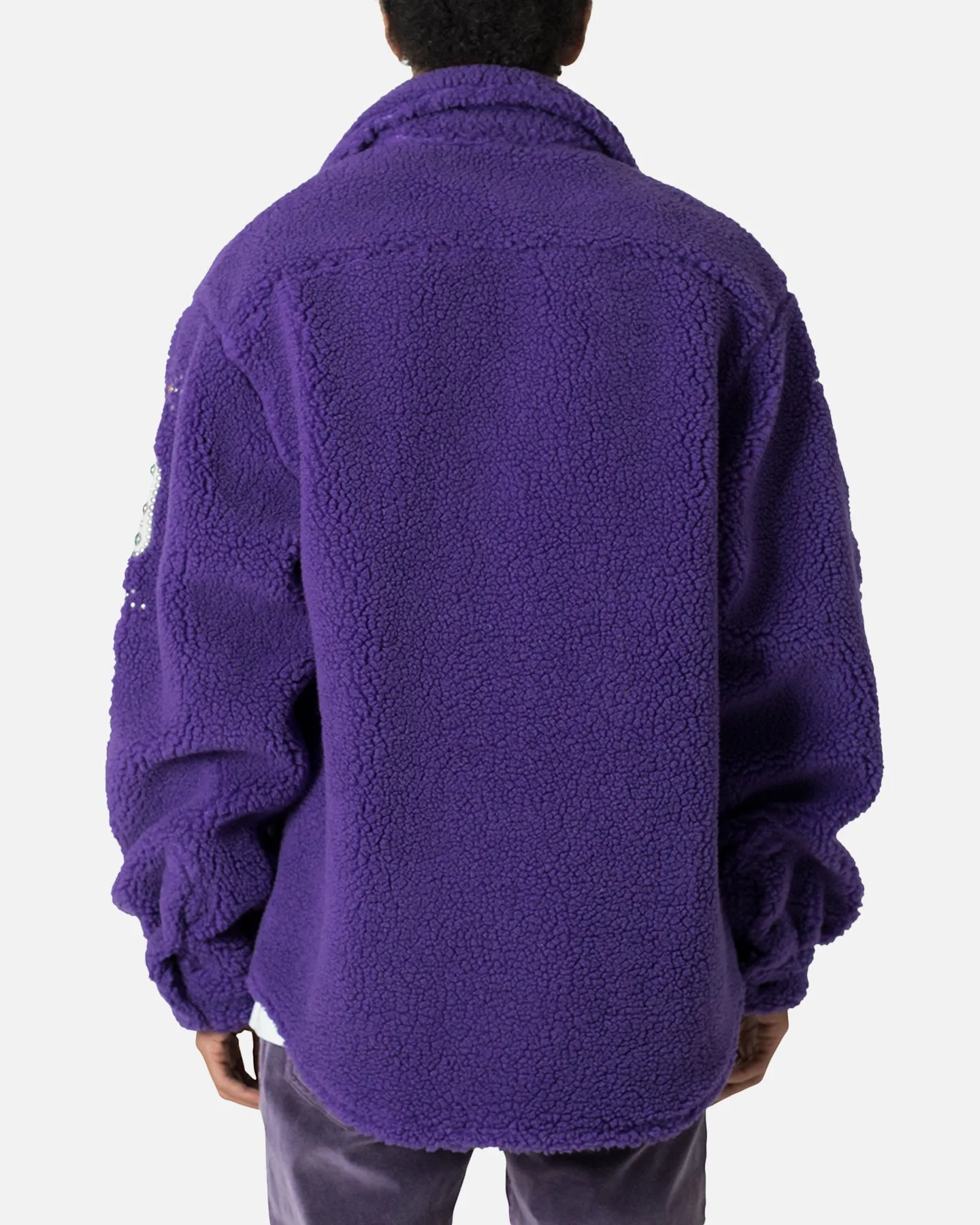 MNML Jewel Sherpa Jacket Purple